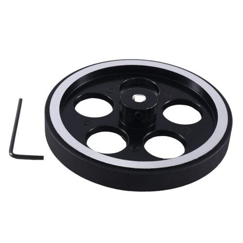 300 Mm X 6 Mm Industrielles Aluminium-Gummi-Mess-Encoder-Messrad für Industrielle Encoder 1