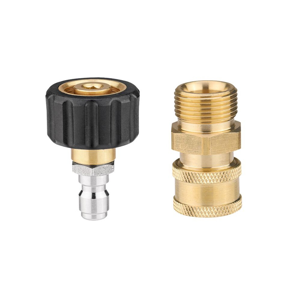 Pressure Washer Adapter Set M22-14 Mm Swivel 1/4 Internal External Thread Push-In Connector 6034004541218