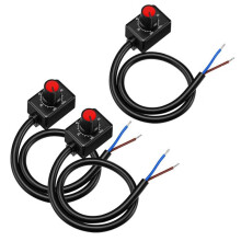 0/1-10V Knob LED Dimmer, Low Voltage Passive Dimmer PWM Dimming for 0-10V or 1-10V Dimmable Electronic LED Driver 3Pc