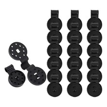 100Pz Panno Ombreggiante Heavy Duty Lock Grip, Clip in Plastica per Panno Ombreggiante Rimovibile e Riutilizzabile Morsetto Fisso per Panno
