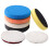 Almofadas de Polimento de Polimento, 7Pc Face de 5,5 Polegadas para Placa de Apoio de 5 Polegadas 125 mm Almofadas de Esponja de Polimento Kit de 1