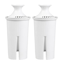 Filtro Acqua 2 Pezzi, Ricambio per Filtro Acqua 35557, 35516, 060258359916, 987554, OB03, 35503, 42432 Bianca