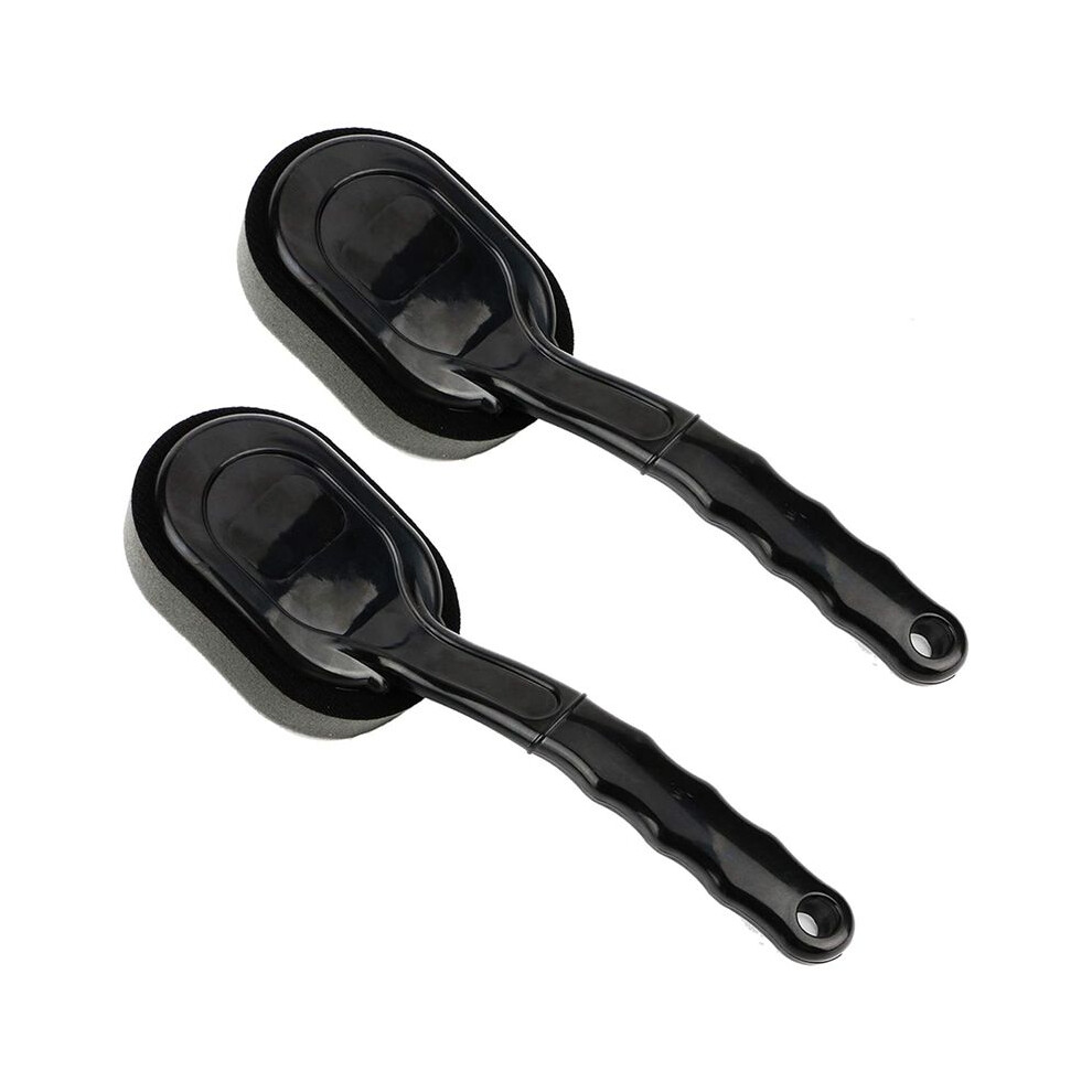 Tire Shine Applicator, Tire Dressing Applicator Pad, Tire Sponge Applicator Curved Tire Detail Sponge With Handle 4713575365462