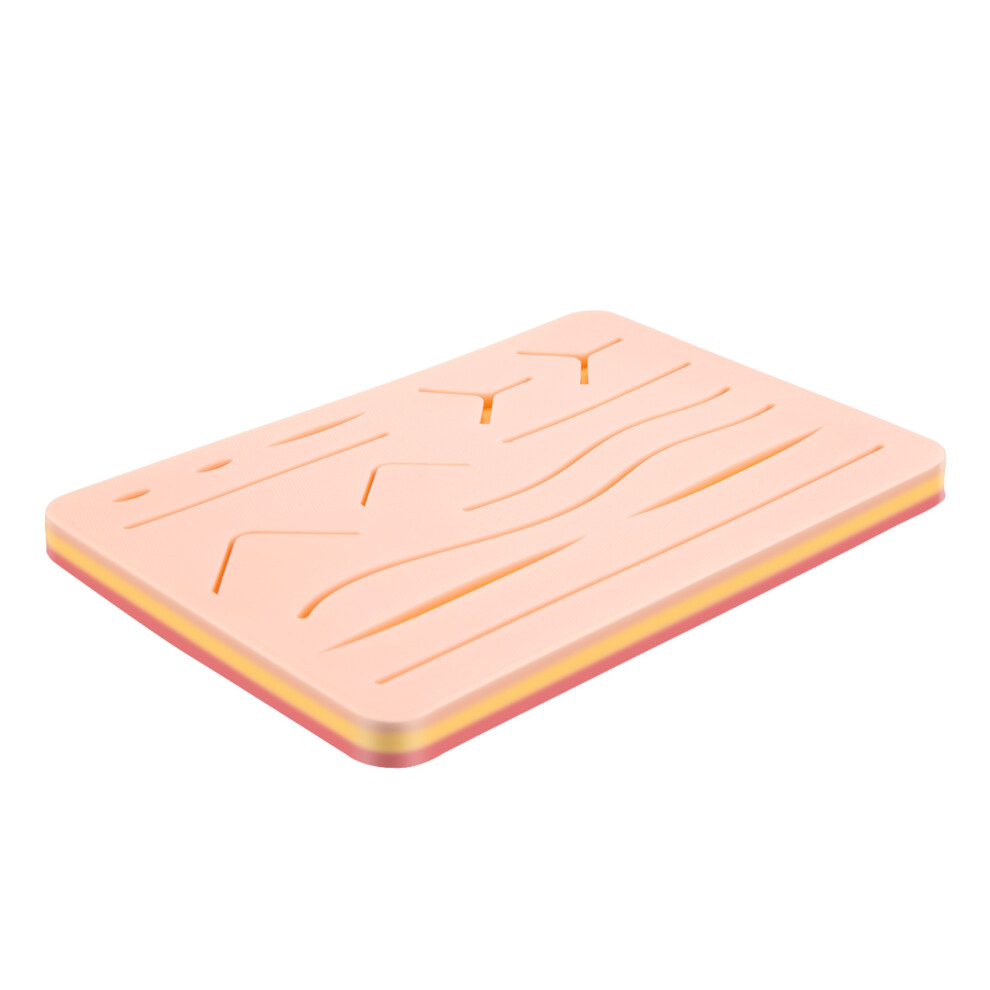 Upgraded Large 3-Layer Suture Pad With Wounds For Practicing Suturing - Not Easily Separate, Tear Or Rip 4713064565526