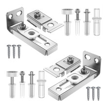 Bi-Fold Door Hardware Repair Kit - Hardware Kit voor 2.22 Inch Tot 2.54 Inch Track,Vouwende Pocket Deur Vervangende Onderdelen Kit