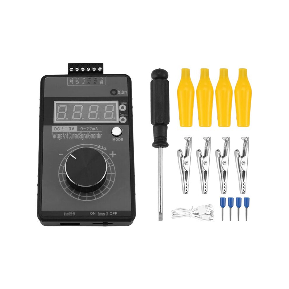 0/4-20Ma 0-10V Signal Generator,Analog Generator With 4-Digit Lcd Display,Accuracy 0.01,For Plc/Panel Testing 6033318366951