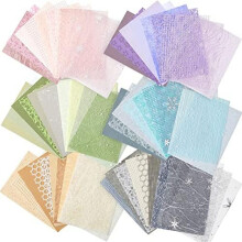 60 Arkuszy Papier do Scrapbookingu Papier A5 Papier do Scrapbookingu WytłAczany Papier do Scrapbookingu Tworzenie DziennikóW Art Card Making