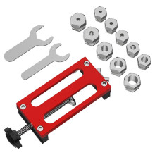 Universal Aluminum Profile Drilling Jig with Drill Sleeve Drill Punching Locator Auxiliary Tool Profiles Screw Puncher