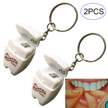 15M Portable Dental Floss with Key Ring