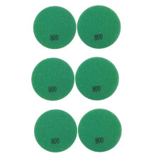 6 Almohadillas para Pulir Suelos de Diamante, Resina, Terrazo, DiáMetro del Suelo, 4 Pulgadas, Grano 800