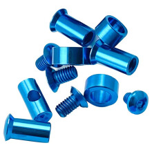 Titanium Vouwmes Schroeven voor Chris Reeve Grote Sebenza 21 Vouwmes DIY Maken Accessoires Spindelklem 1 Set