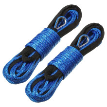 Synthetic Winch Rope Winch Cable Rope 1/4 Inch X 50 Feet UV Resistant for UTV ATV Winch Truck Supplies
