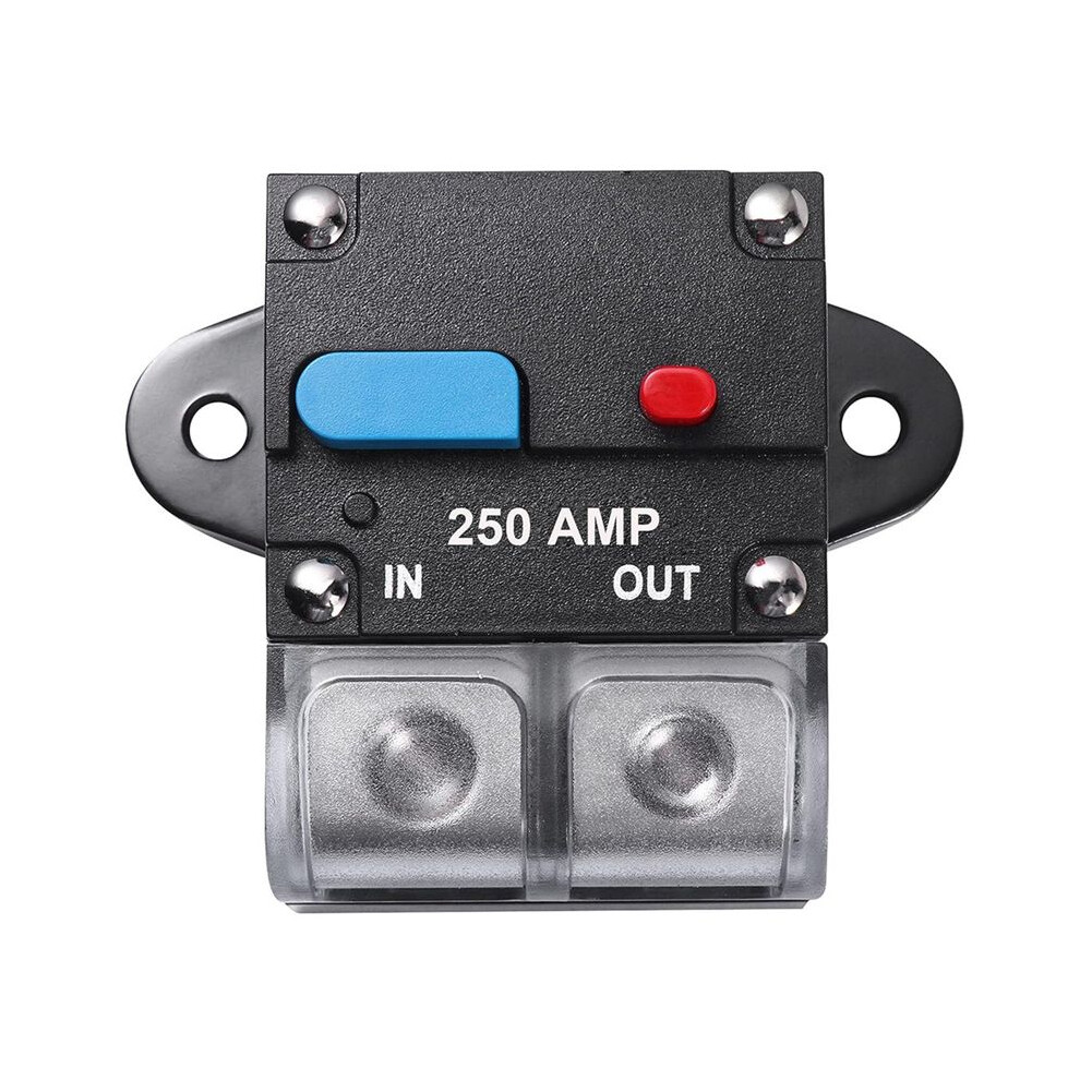 250 Amp High Amp Marine Rated Circuit Breaker For Boat Trolling Motor With Manual Reset Water Proof, 12V- 48V 6033391689749