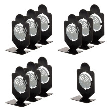 10-Pack Små Skjuttavlor Bärbara Måltavlor Öva Måltavlor Rotationsövningar för Träningsrotation