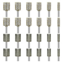 Stone Carving Set Diamond Grinding Bit Compatible with for , 50Grit 24PCS Polishing Kit Diamond Bits
