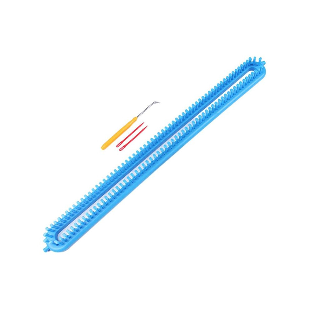 Rectangle Looms For Scarf Weaving With Hook And Knitting Device, 58Cm 6134220673561