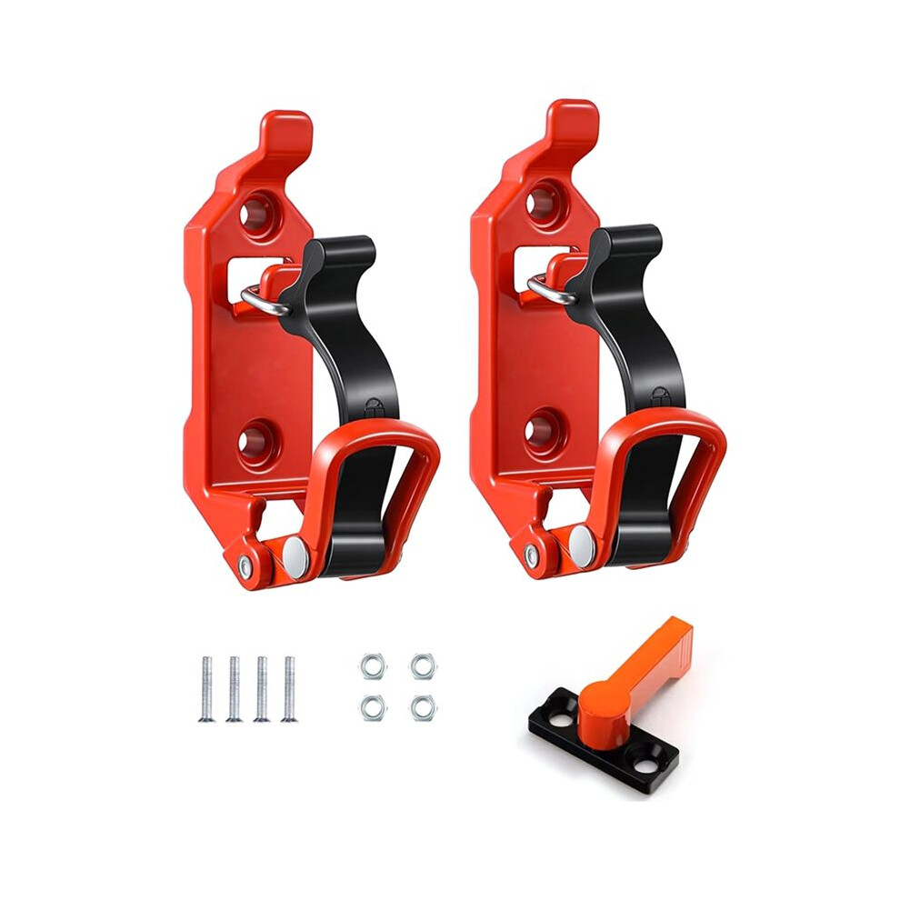 2Pcs Shovel Mount For Roof Rack Mount Shovel Mount Brackets Accessories Wall Mounting Versatile Orange 4713658243328