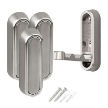 4 Ganchos Plegables para Abrigos, Ganchos de Pared Plegables para Colgar Abrigos, Toallas, Perchas, Sombreros y Mochilas
