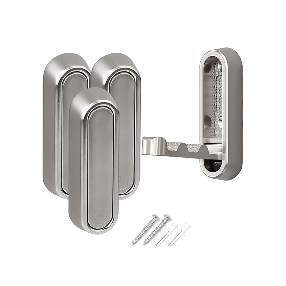 4Pcs Folding Coat Hook, Folding Wall Hook For Hanging Coats, Towel, Hangers, Hat, Backpacks 6033720962734
