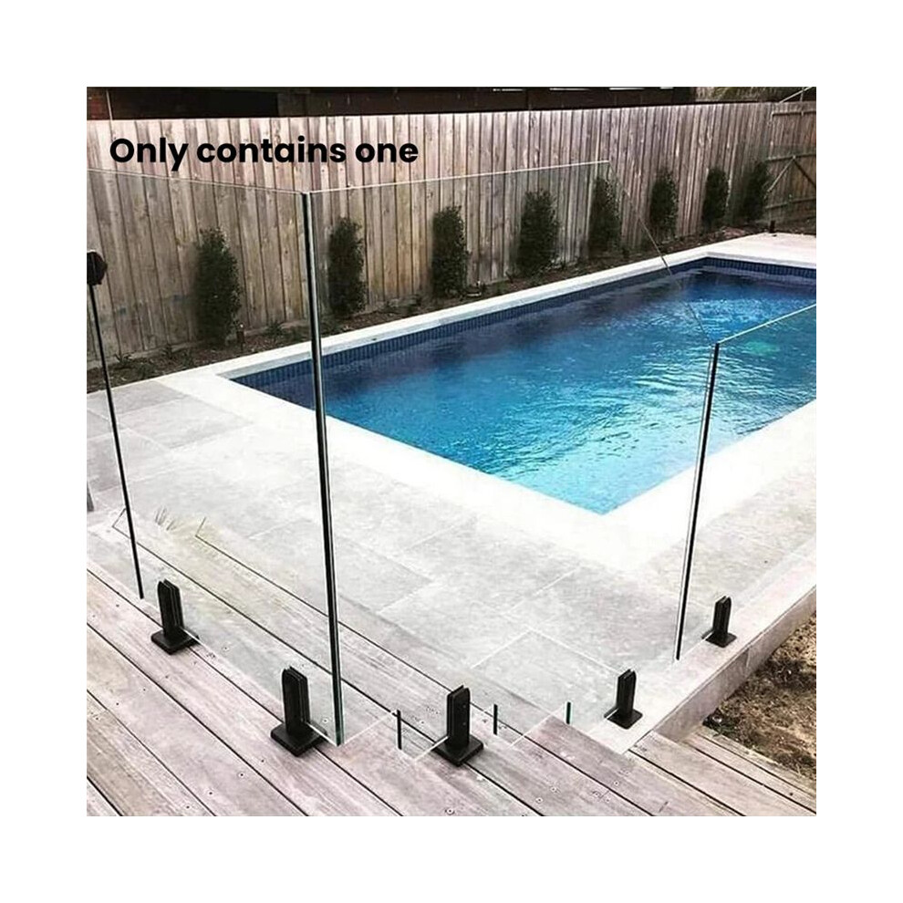 304 Stainless Steel Clamp Glass Panel Pool Fence Staircase Bracket Spigot Balustrade Floor Deck Balustrade Mount Clamp 4713933473006