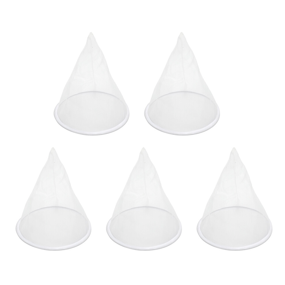 5Pcs Beekeeping Equipment Bee Honey Filter Nylon Cone-Shape Honey Screener Bee Hive Bee Honey Tools 4711801879875