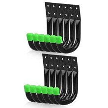 12pcs Heavy Duty Garage Storage Utility Hooks, Utility Hooks for Garage Wall,Bike Hooks for Garage Wall