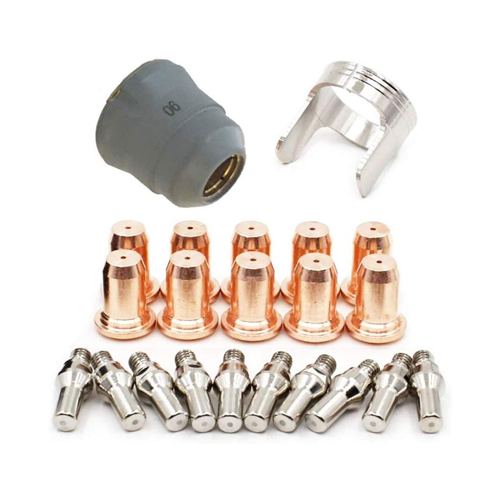 22 Pieces Ipt-60 Pt-60 Ipt-40 Pt40 Plasma Cutting Torch Electrode Protective Cover Holder 4712666687544