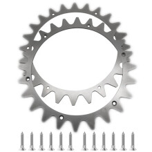 225MM Lawnmower Traction Wheel Non-Slip Nails for Landroid L Models Robotic Mower Spikes Traction Aid with Screws