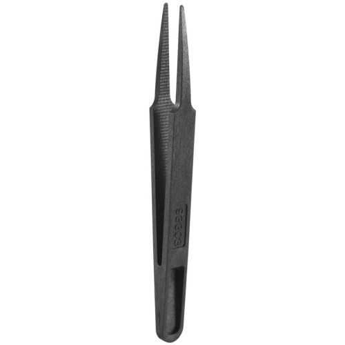 Black Plastic Anti-static Tweezers Repair Tool