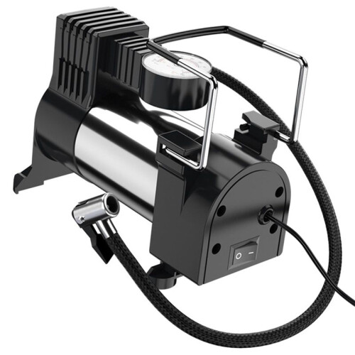 Bärbar Elektrisk Däckpump: Multifunktionsluftpump för Fordon med 12V Kompressor för Små Fordon