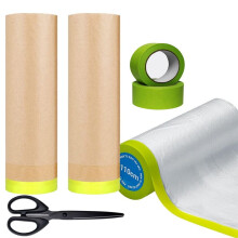 Abdeckpapier, Vorklebeband zum Lackierschutz, 3 Rollen Bestes Klebeband für Autos und Vorhänge zum Lackieren Von Autos A