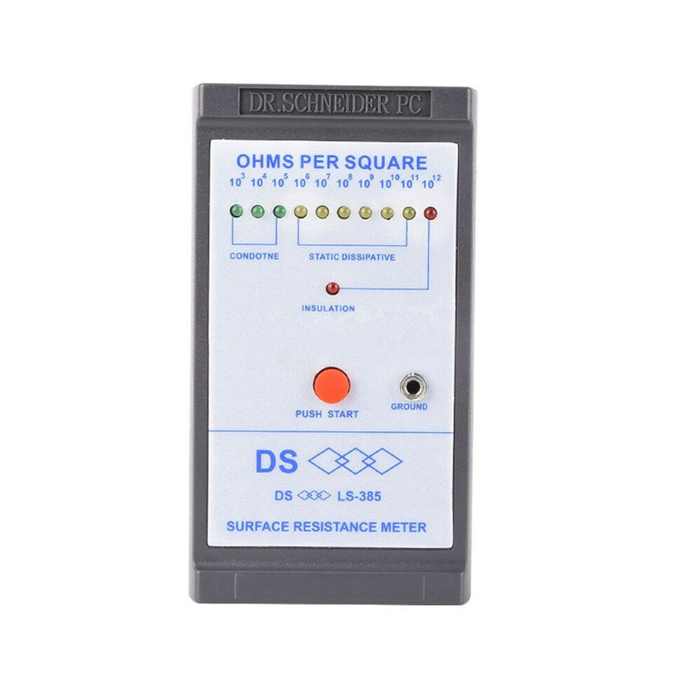 Ls-385 Led Display Surface Resistance Tester Anti-Static Testing Induction Ohm Meters Resistance Test With Led Indicator 6031269052879