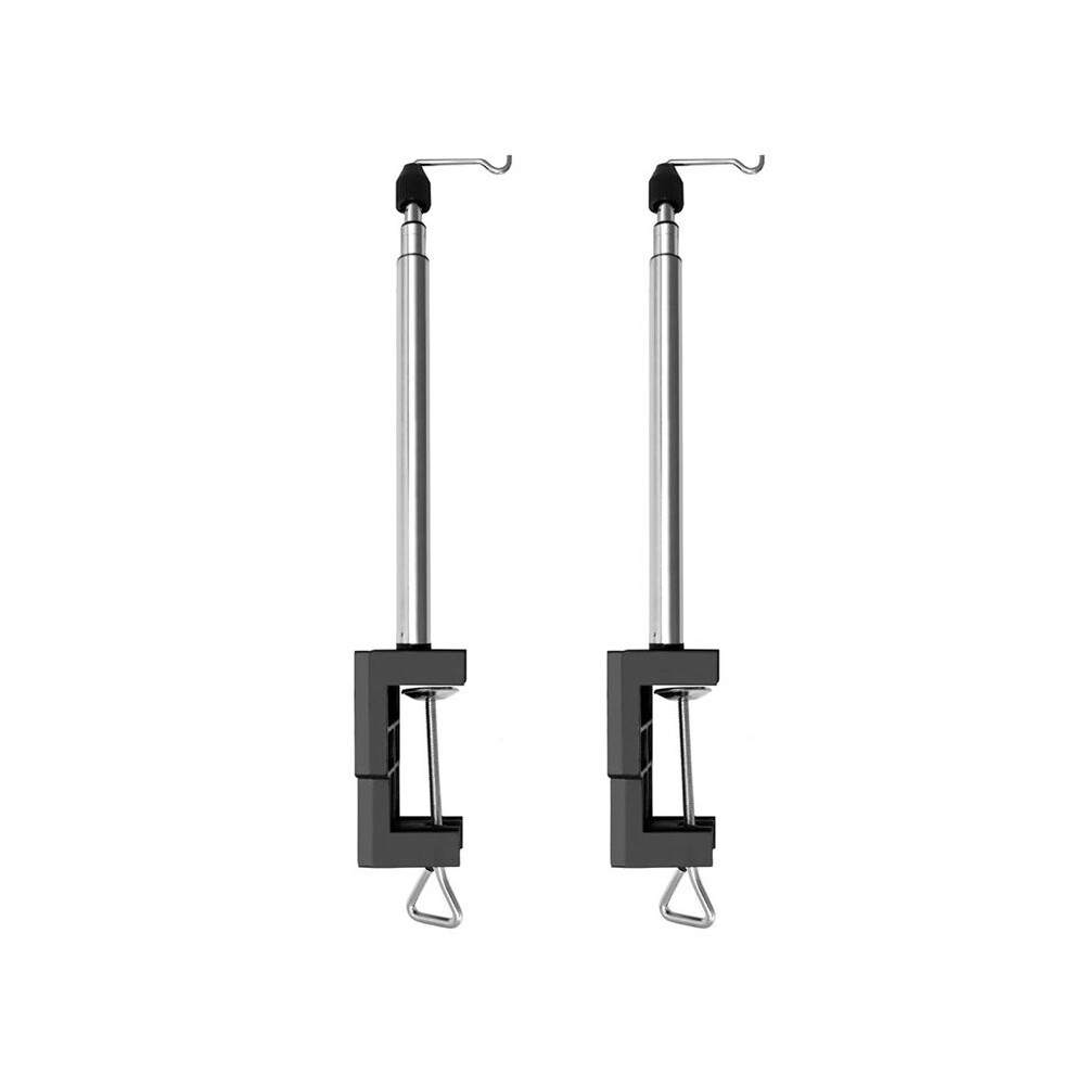 2 Pack Rotary Tool Round Grinder Telescopic Hanging Stand Holder With Table Clamp, Flex Shaft Hanger Stand Tool 4712089733897