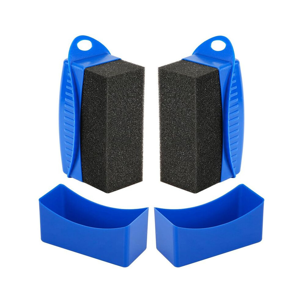 Tire Shine Applicator, Tire Dressing Applicator Pad, Tire Sponge Applicator Curved Tire Detail Sponge With Handle A 4712937835704