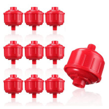 10 Pièces Filtres à Eau et à Air Jetables Filtre à Air Tourbillon Standard 1/4 Pouce pour Pulvérisateurs et Outils à Air