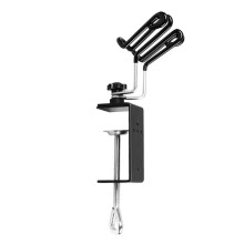 Universal Airbrush Holder Stand Dual Airbrush Holder Clip- Table Stand with Universal Airbrush Set