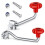 2 Sets of Universal Trailer Plug Handle, Replacement Plug Crank Suitable for Most Trailers, with Bolt Nut Washer 1