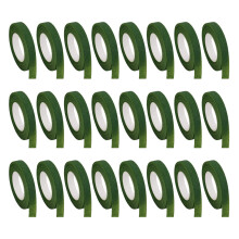 24 Rolos de Fita Floral, Fita de Papel para Embrulhar Hastes de Buquê, Arranjos Florais (1/2 Polegada X 30 Jardas)