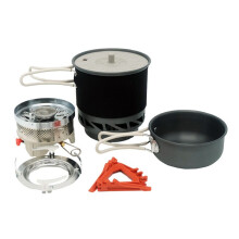 Camping and Backpacking Stove Systems, Portable Propane/Isobutane Burners, Cooking Cups, Picnic Cookers