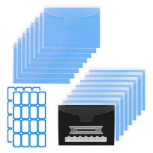 16 PCS Stamp and Die Storage Bag and Magnetic Sheet - Die Storage Set for Cutting,Scrapbooking,Storing Dies-