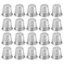 Sewing Thimble Finger Protector, 20 Pcs Metal Finger Shield Ring for Hand Sewing, Accessories DIY Sewing Tools