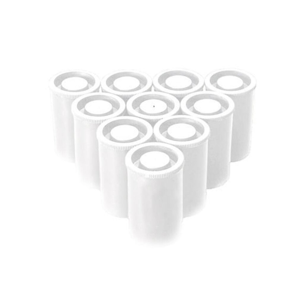 100Pcs Plastic Empty Film Canister Camera Reel Container Storage Case Can For Accessories Art Bead Coin Pill White 4711242149315