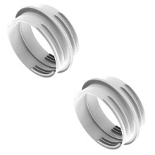 2X Coupleur de Tuyau D'Échappement AC Climatiseur Mobile Conduit de Ventilation Tuyau D'Échappement Joint de Tuyau Coupleur Réducteur Coupleur de