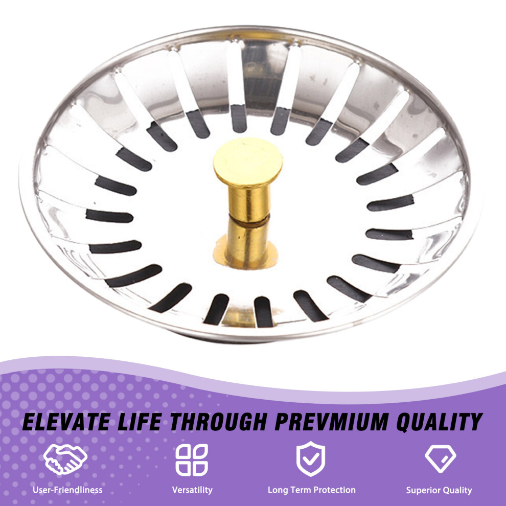 Stainless Steel Sink Strainer - Anti Corrosion Drain Basket 6001832632357
