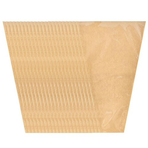 Pacote com 50 Mangas de Flores para Buquê, Saco de Papel de Embrulho de Flores de 14 X 22 Polegadas, Papel de Flores  Frontal Transparente