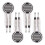4Pcs Thin Film Pressure Sensor 20g-2Kg High Sensitivity Force Sensitive Resistor Force Sensor Pressure Sensors 1