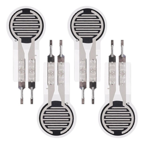 4Pcs Thin Film Pressure Sensor 20g-2Kg High Sensitivity Force Sensitive Resistor Force Sensor Pressure Sensors 1