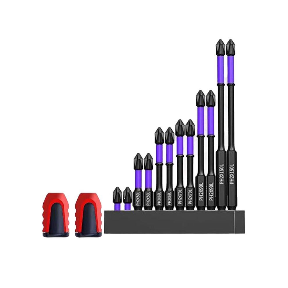 Upgraded High Hardness And Strong Magnetic Bit, Anti-Shock Strong Magnetic Non-Slip Bits, Drill Screwdriver Bits 4712283587524