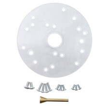 Router Base Plate Kit for Trim Routers Compact Router Plate with Screws Universal Router Base Plate