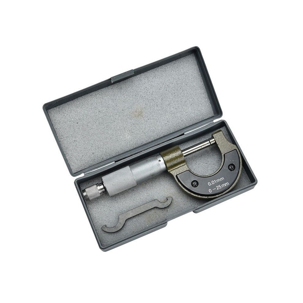 High-Precision Micrometer Circular Tube Diameter Measuring Ruler 0-25Mm Industrial Cylinder Diameter Measuring Ruler 4711639724613